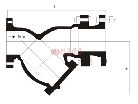 Y型伸縮過(guò)濾器結(jié)構(gòu)圖